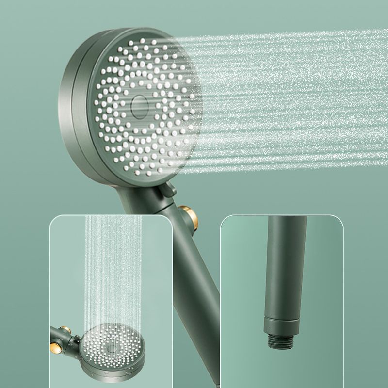 Rynx | Contemporary Round Shower Head Combo Handheld Shower Head 9.8 Inch H Spray Head