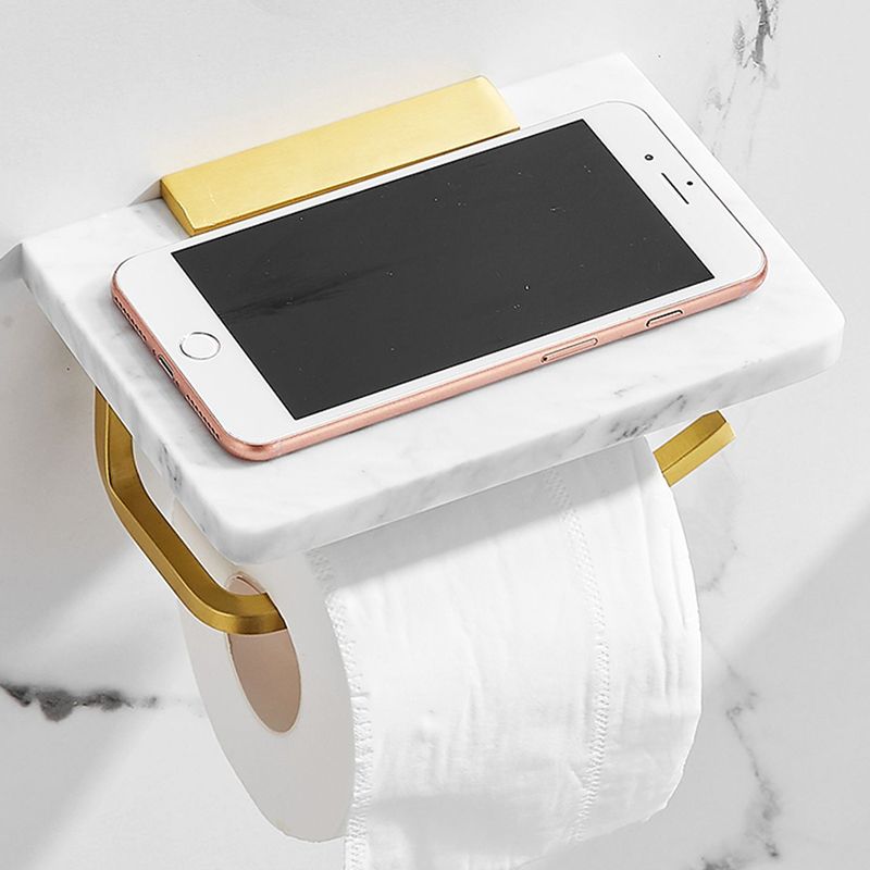 Rynx | 7-piece bathroom accessory set marble and metal bathroom hardware