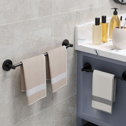 Rynx | Aluminum Bathroom Hardware Set Black Bathroom Accessories Kit Towel Bar