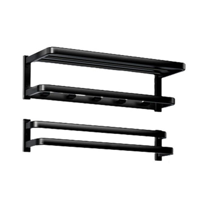 Rynx | Modern Bathroom Set Towel Bar Paper Holder Black Bathroom Accessory Set