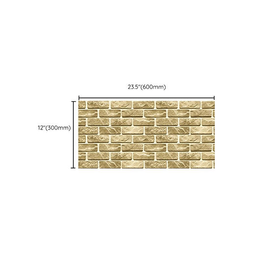Rynx | Artificial Brick Wall Panel in Country House Style Simple Living Room Table (5-Pack)