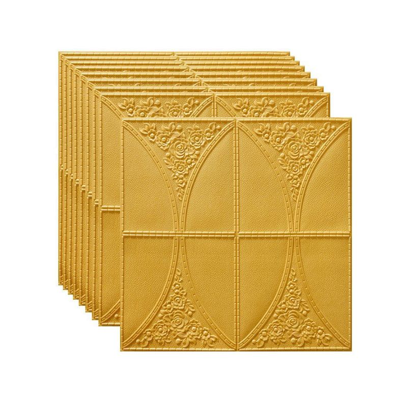Rynx | Modern Style Plastic Wall Panel Living Room Peel and Stick 3D Wall Covering