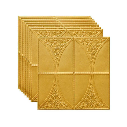 Rynx | Modern Style Plastic Wall Panel Living Room Peel and Stick 3D Wall Covering