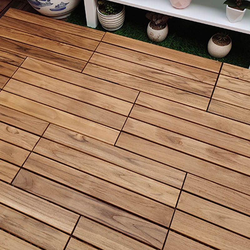 Rynx | Connected outdoor floor tiles wooden planks