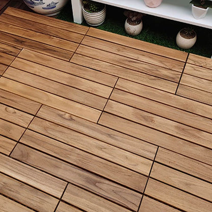Rynx | Connected outdoor floor tiles wooden planks