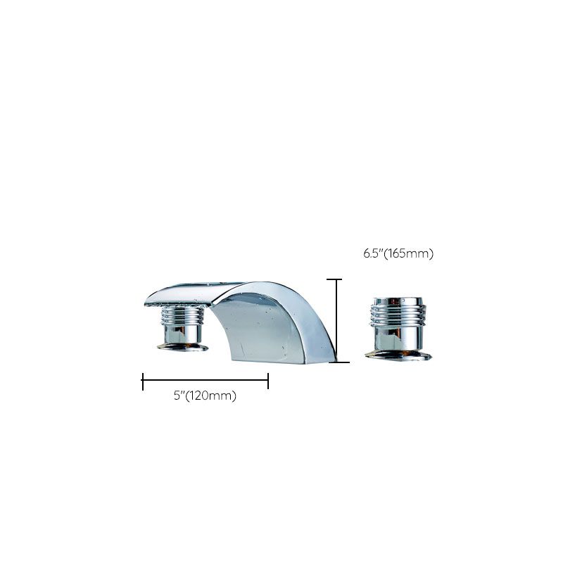 Rynx | Traditional Roman Bathtub Faucet Set Copper Fixed Deck Mount with Handles