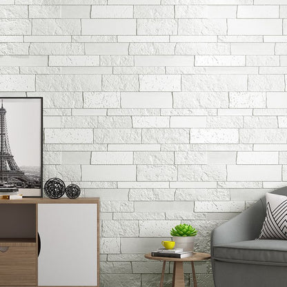 Rynx | Industrial 3D Brick Wall Plank Bathroom Living Room Wall Panel Set of 10