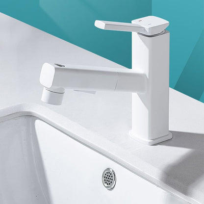 Rynx | Lever handle fitting Pull-out basin mixer with swivel spout