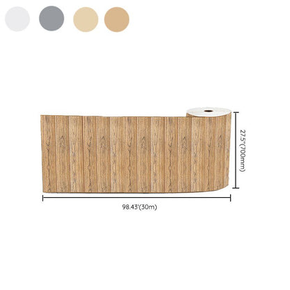 Rynx | Industrial Tin Backsplash Panel Smooth Wall Ceiling Wood Grain Design