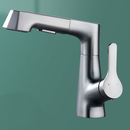Rynx | Modern Faucet Solid Copper Centerset Bathroom Faucet