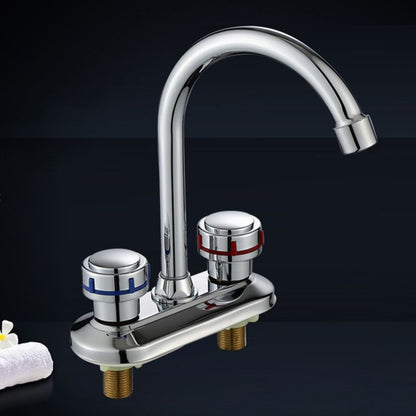Rynx | 1or2-Handle Brushed Nickel Widespread Faucet 2 Hole Center Set Sink Faucet