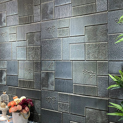 Rynx | Industrial Wall Plank 3D Brick Bathroom Living Room Wall Panel Set of 1