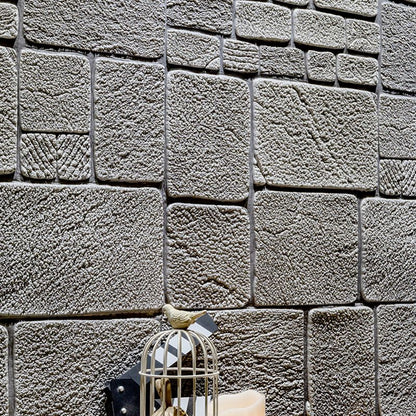 Rynx | 3D artificial stone wall panel industrial style living room wall panel (pack of 10)