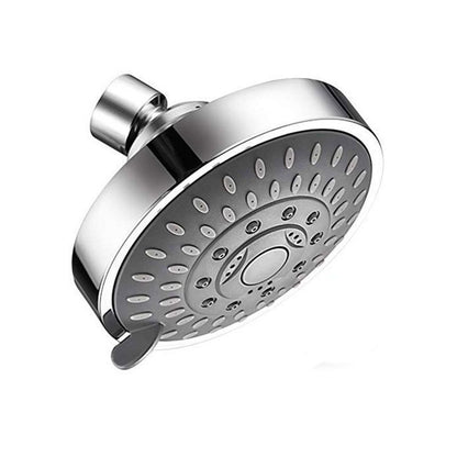 Rynx | Modern Standard 5 Settings Shower Head Round Metal Adjustable Spray Pattern Shower Head