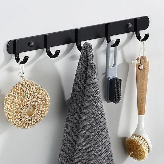 Rynx | Modern Bathroom Accessories Black Paper Holder Bathroom Shelf Bathroom Accessory Set