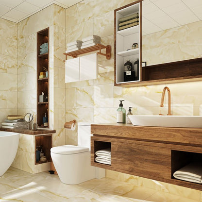 Rynx | PVC Wall Panel Rectangle Waterproof Wall Cladding for the Living Room