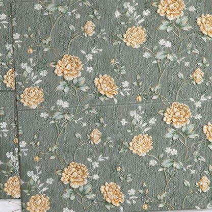 Rynx | Modern Wall Panel 3D Floral Print Peel and Stick Waterproof Wall Covering