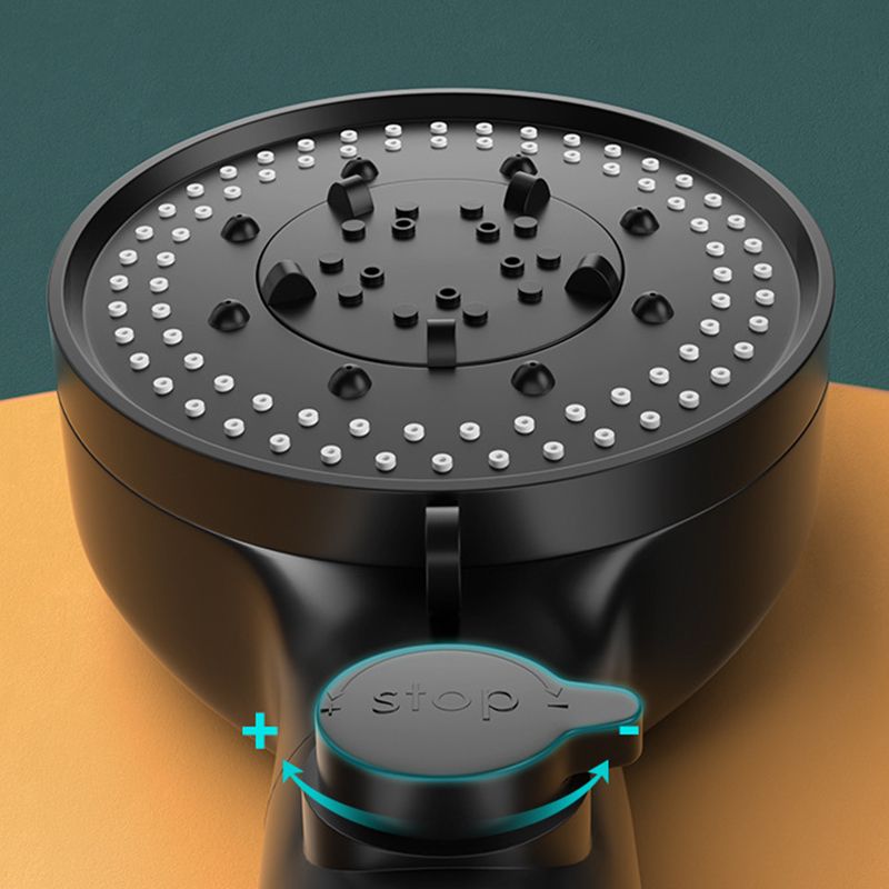 Rynx | Bathroom Shower Head 5-Stream Round Hand Shower Holder Wall Mount Shower Head