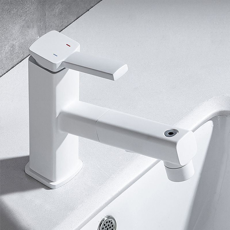 Rynx | Lever handle fitting Pull-out basin mixer with swivel spout