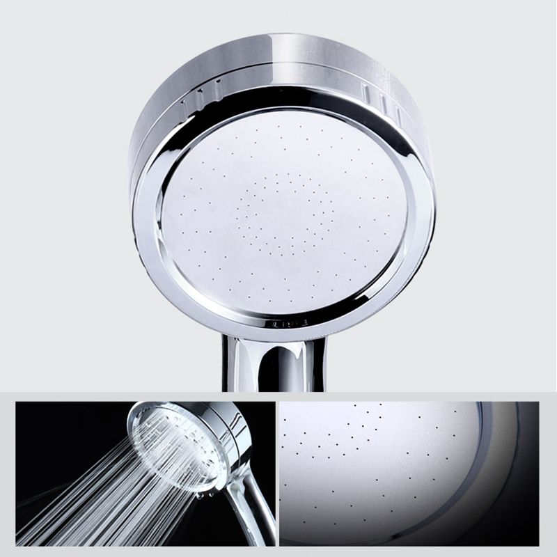 Rynx | Modern hand shower head 5 spray patterns Chrome Round Wall mounted shower head