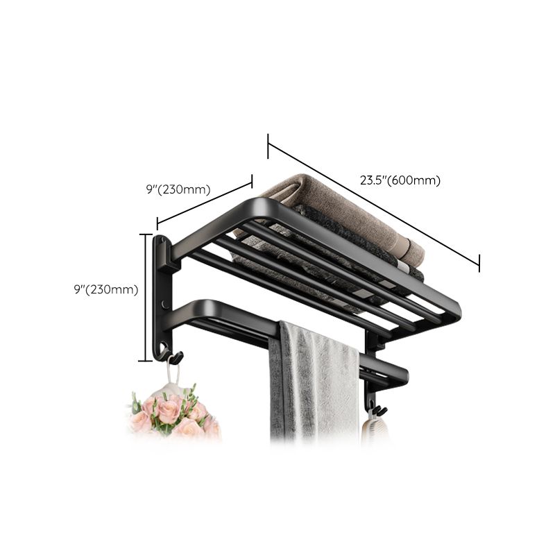 Rynx | Modern black bathroom accessory set towel holder bathroom fittings