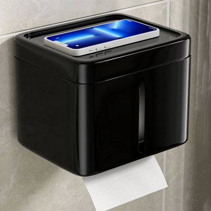 Rynx | Modern Bathroom Set Towel Bar Paper Holder Black Bathroom Accessory Set
