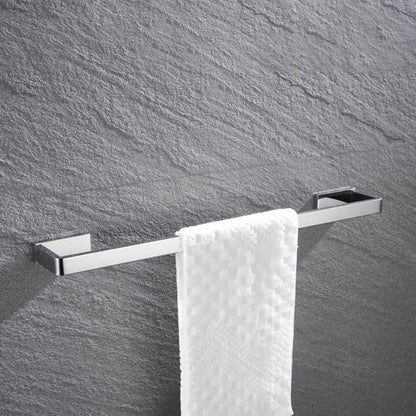 Rynx | 5-piece modern bathroom accessories as a single item or in a set Polished chrome bathroom set