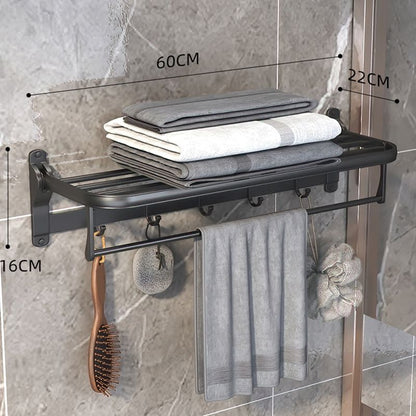 Rynx | Modern Bathroom Hardware Set Matte Black Metal Bathroom Accessories Kit
