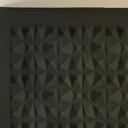 Rynx | Modern Zinc Back Wall Panel Smooth Upholstered Wall Ceiling in Black and White