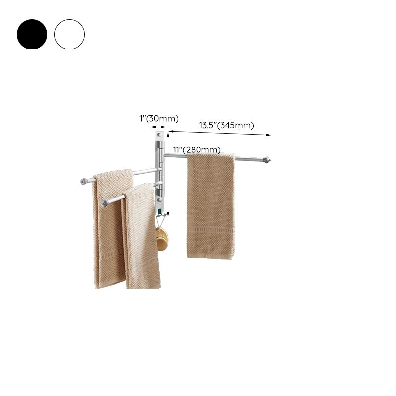 Rynx | 2-Piece Stainless Steel Towel Bar Modern 13.6" B Bathroom Accessory Set