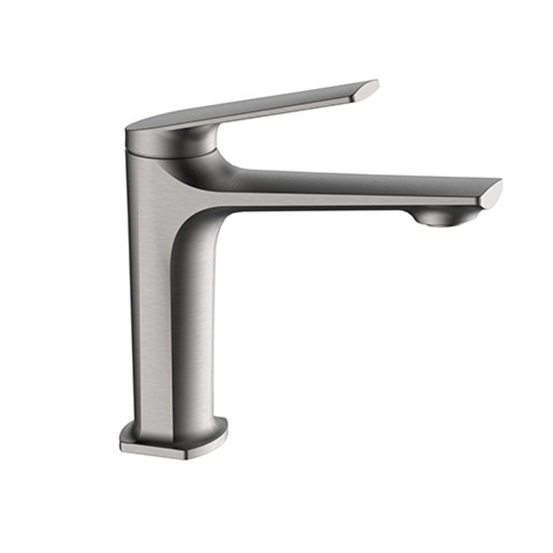 Rynx | Modern Container Faucet Brass Lever Handles Low Arc Sink Bathroom Faucet