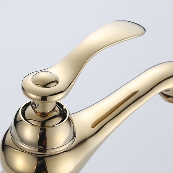 Rynx | Luxury Vessel Faucet Brass Lever Handles Low Arc Sink Faucet