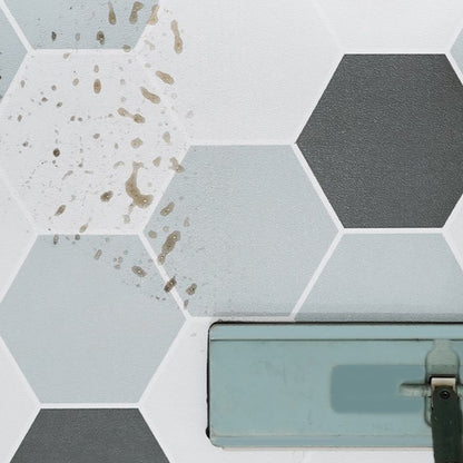 Rynx | Bathroom 3.5 mm vinyl floor square peel and stick PVC floor