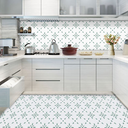 Rynx | Print PVC Peel & Stick Tile Field Tile for Kitchen and Bathroom Back Wall