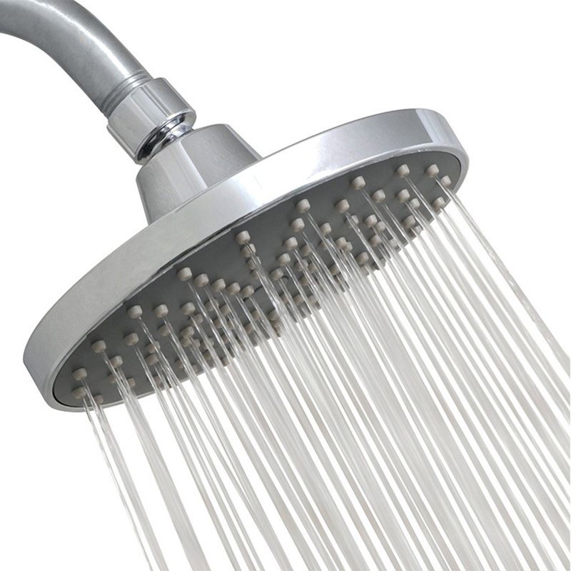 Rynx | Round Fest Shower Head Silver Single Jet Wall Mounted Shower Head
