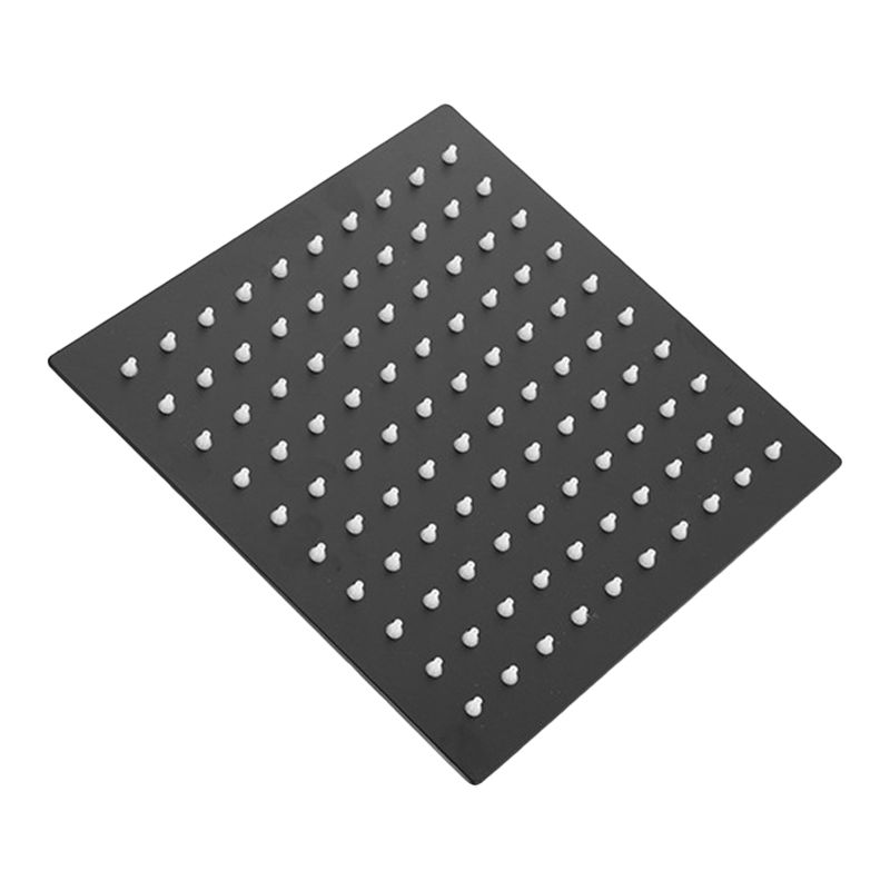 Rynx | Square and Round Shower Head made of Stainless Steel, Fixed Mounted Ceiling Shower Head in Black