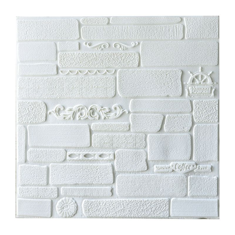 Rynx | Modern Wall Covering Peel and Stick Brick 3D Print Waterproof Wall Panel