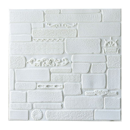 Rynx | Modern Wall Covering Peel and Stick Brick 3D Print Waterproof Wall Panel