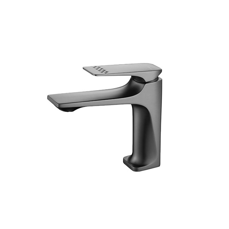 Rynx | Modern Bathroom Faucet Brass Deep Arc Lever Handle with Faucet Hose