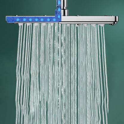 Rynx | Modern Showerhead Combination Double Showerhead Polished Stainless Steel Wall Mounted Showerhead