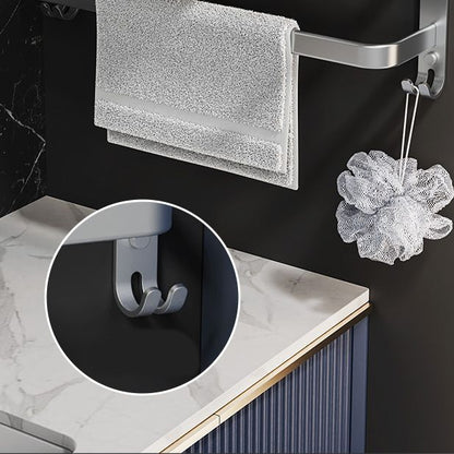 Rynx | 7-piece Bathroom Accessory Set Modern Aluminum Bathroom Set in Silver