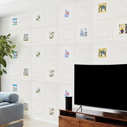 Rynx | Modern Wall Panel Cartoon Print Peel and Stick Waterproof Wall Panel