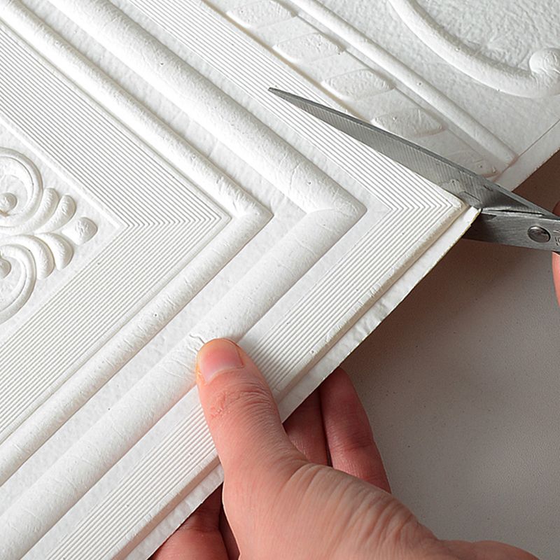 Rynx | Contemporary waterproof 3D wall panel veneer for peeling and sticking for interior walls