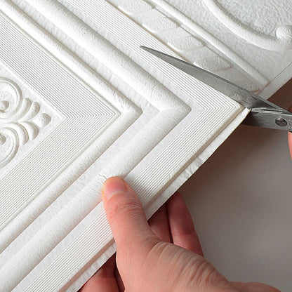 Rynx | Contemporary waterproof 3D wall panel veneer for peeling and sticking for interior walls