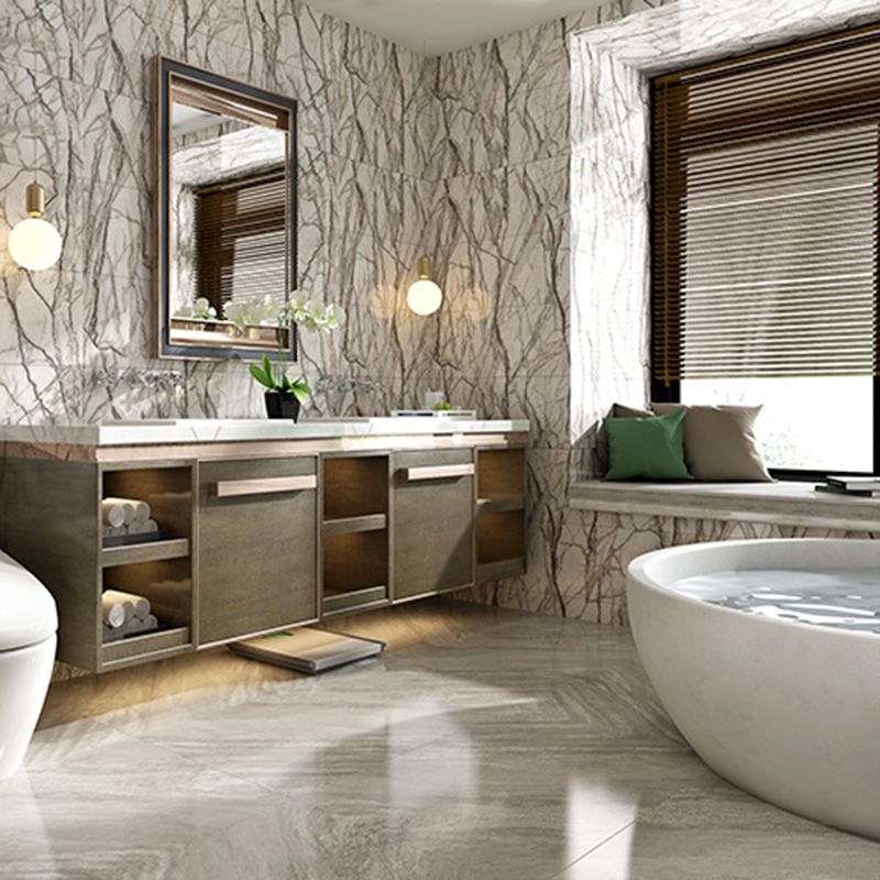 Rynx | Contemporary Peel-and-Stick Wall Tiles Bathroom Field Tiles Wallpaper