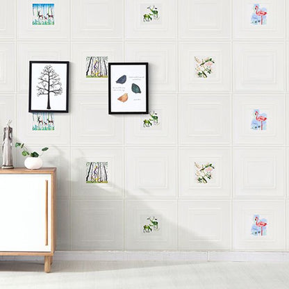 Rynx | Modern Wall Panel Cartoon Print Peel and Stick Waterproof Wall Panel