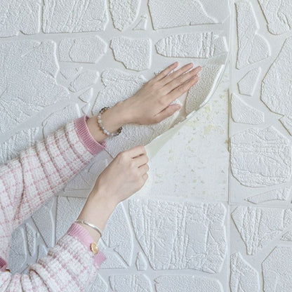 Rynx | Modern Pearl Wainscoting PVC Wall Access Panel Peel and Stick Wall Tile for Bedroom