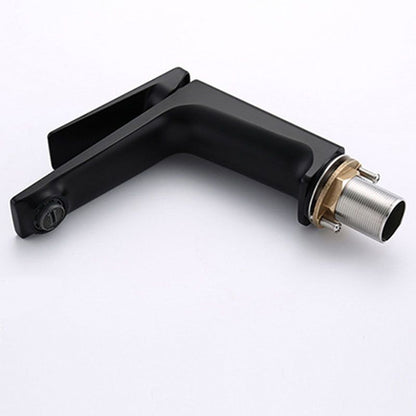 Rynx | Modern Basin Mixer Lever Handle Copper Low Arc Basin Mixer