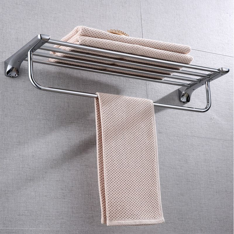 Rynx | Modern Bathroom Hardware Paper Holder Bathroom Shelf Silver Bathroom Accessory Set