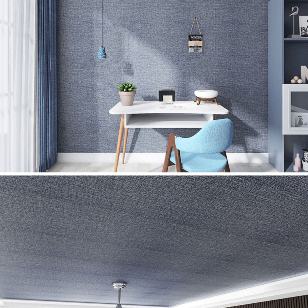 Rynx | Modern Pearl Wainscoting Flax Wall Access Panel Self-Adhesive Wall Panels